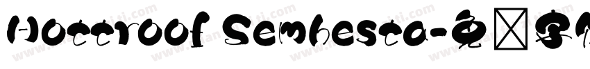 Hottroof Semhesta字体转换